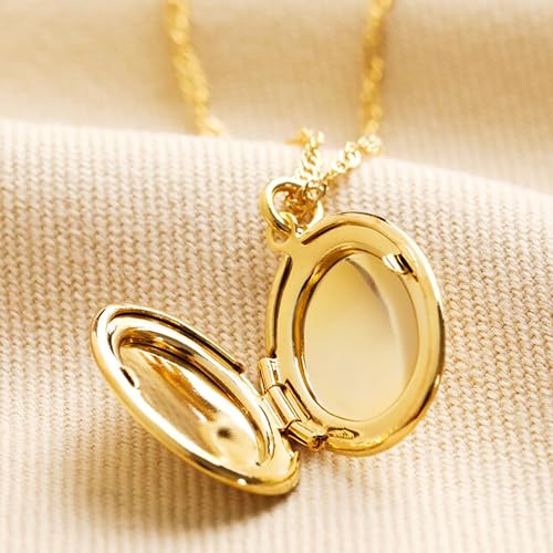 Simply Jewelry Modern Moments Gold Locket Necklace For Women thumb #1
