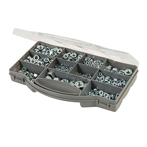 Fixman 771284 Sechskantmuttern-Sortiment 1000-tlg, Silver Cover