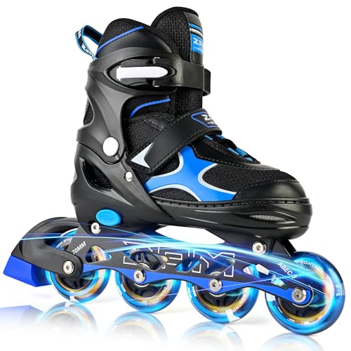 2PM SPORTS Adjustable Inline Skates for Men, Boys and Youth