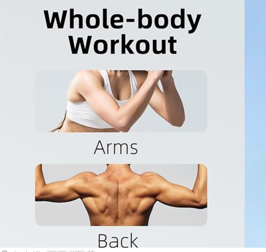 Miniatura 3 de Juego de bandas de resistencia, paquete de 6 bandas de ejercicio de látex, multicolor, ligeras a extra pesadas, bandas de bucle de 12 x 2 pulgadas