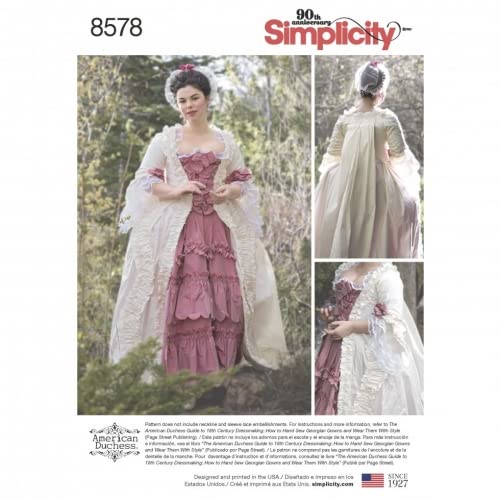 Simplicity Sewing Pattern 8578 Costumes R5 (14-16-18-20-22)