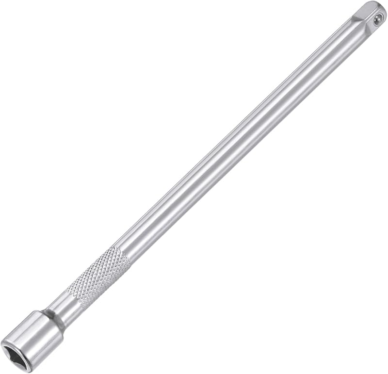 Adaptador de soquete com barra de extensão e catraca uxcell, acionamento de 6,35 mm (1/4 pol.), comprimento de 15,24 cm (6 pol.)