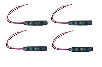 GVISION Wired CCTV Audio MIC,Microphone Sound Monitor for CCTV Security Camera for Audio/Sound Recording (Weight : 0.001 KG) Color : Multi- Color (Pack of 4)