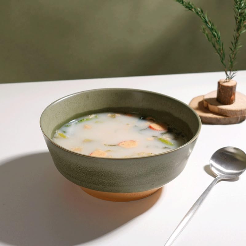 Retro Tableware Salad Bowls Household Ceramic Fruit Sugar Water Restaurant Serving