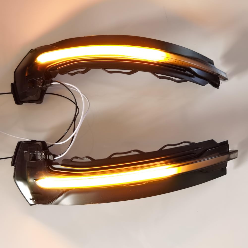 2 pezzi Indicatore LED sequenziale di direzione luce dinamica Compatibile con Audi A3 8V S3 RS3 2013 2014 2015 2016 2018 2019 2020 (Gialla)