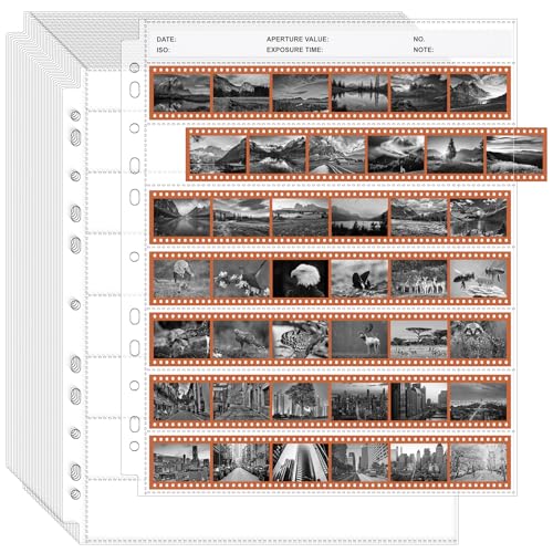 Image of 35mm Film Holder 135-7, Acid Free Film Negative Sleeves, 35mm Negative Sleeves for Film Negative Storage, Pack of 120, Up to 5040 Frames