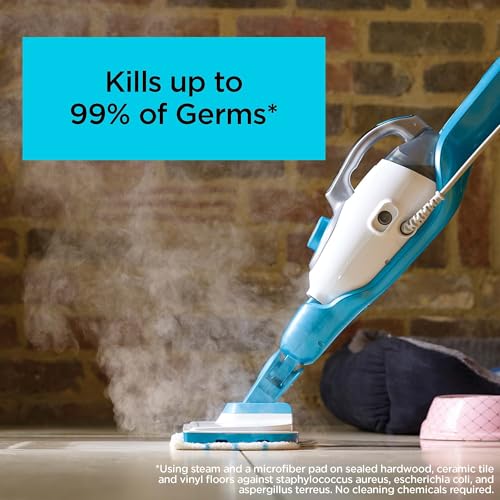 Image of BLACK+DECKER Steam Mop and Portable Steamer, 5-in-1, Corded (HSMC1321)
