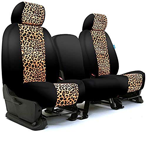Tailored Seat Covers Neosupreme Designer Cheetah with Black Sides for 2014-2019 Jeep Wrangler