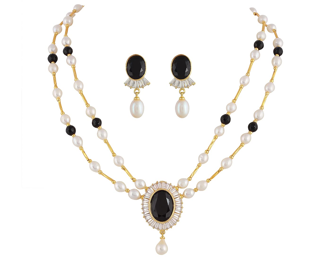 See full amazon price history chart for HYDERABAD JEWELS Natural Fresh Water Pearls Set For Women Girls (Black),Neck Length(ADPRLS870) HYDERABAD JEWELS Natural Fresh Water Pearls Set For Women Girls (Black),Neck Length(ADPRLS870) (B09CQ3CKHV) Amazon Price History, Amazon Price Tracker