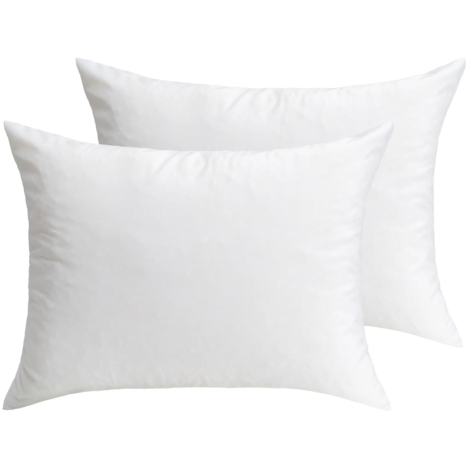 Selfitex 2er Set 60x80 cm Kissenfüllung, Kopfkissen, waschbar bis 60 °C, Füllung aus Soften Polyurethan-Sticks, als Sofa- und Dekokissen, formstabil und komfortabel, Innenkissen für Bett und Couch