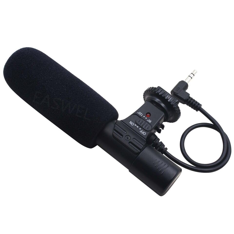 Dreeong Microphone for Canon EOS T7i T6i T6s T5i T4i T3i SL3 SL2 80D 77D 70D M5 M6 M50