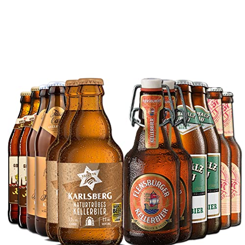 Kellerbier Bierpaket von BierSelect - Verschenken Sie Kellerbier zu Ostern, Weihnachten, Vatertag oder zum Geburtstag an den Vater, Ehemann, Opa oder Freund Cover
