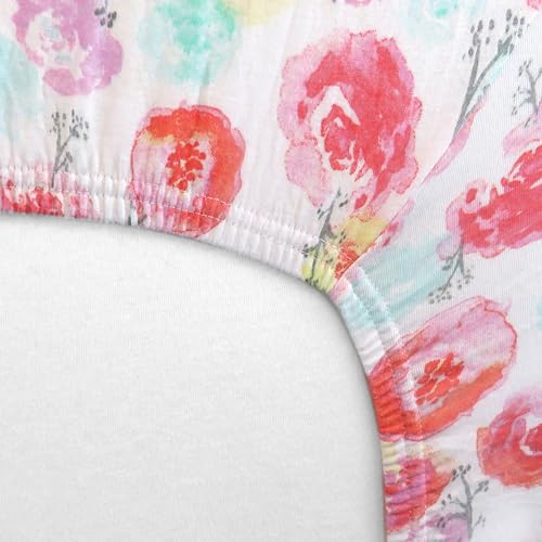 Image of HonestBaby Unisex-Baby Classics Fitted Crib Sheets Set Standard Mattress, 100% Organic Cotton Baby Boys, Girls, Neutral, 1 Pack - Sketchy Square Dark Navy, One Size