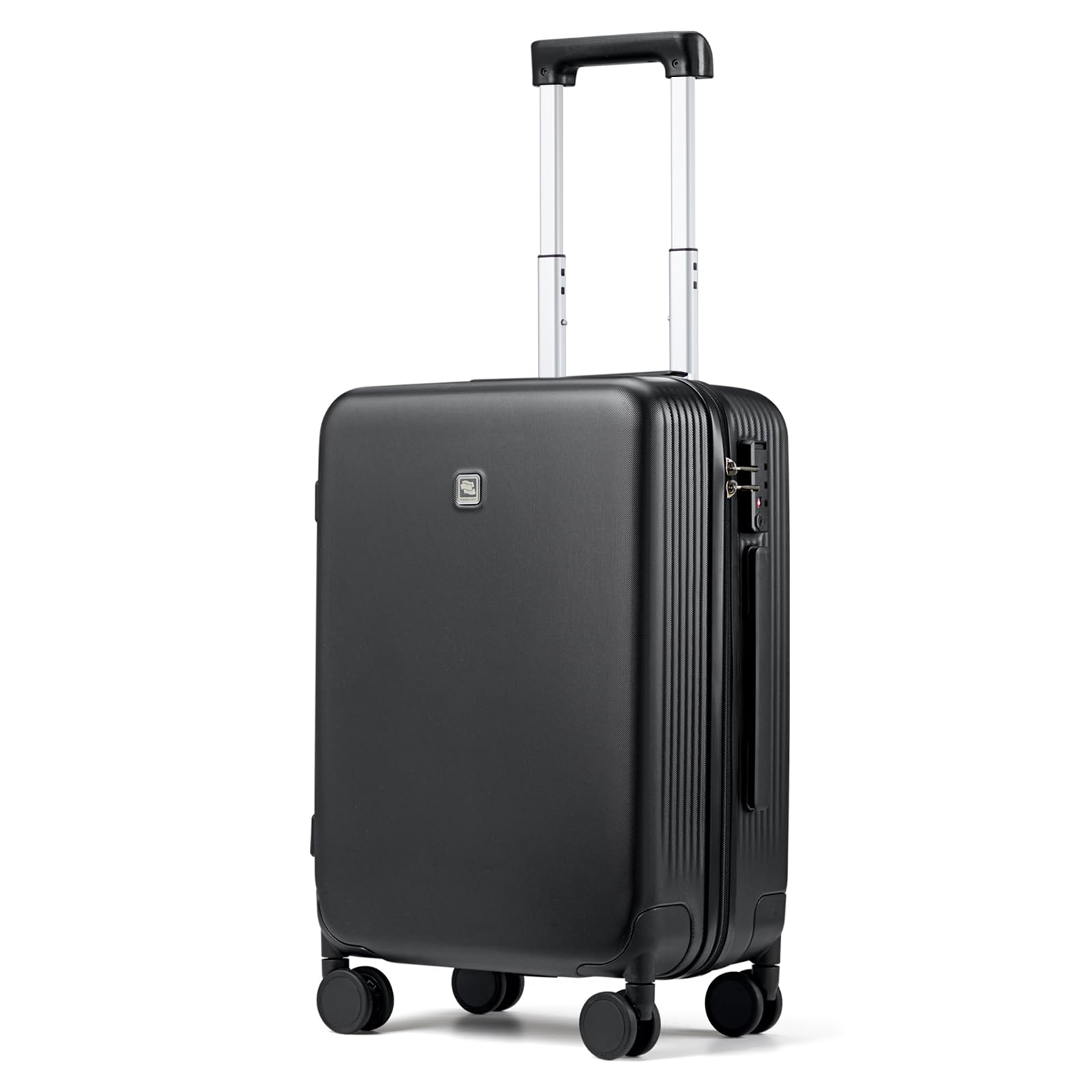 Photo 1 of Hanke 20 Inch Carry On Luggage Suitcases Airline Approved Jet Black