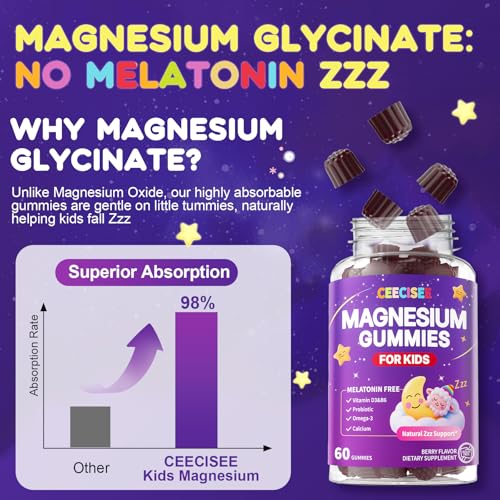 CEECISEE Melatonin-Free Magnesium Gummies