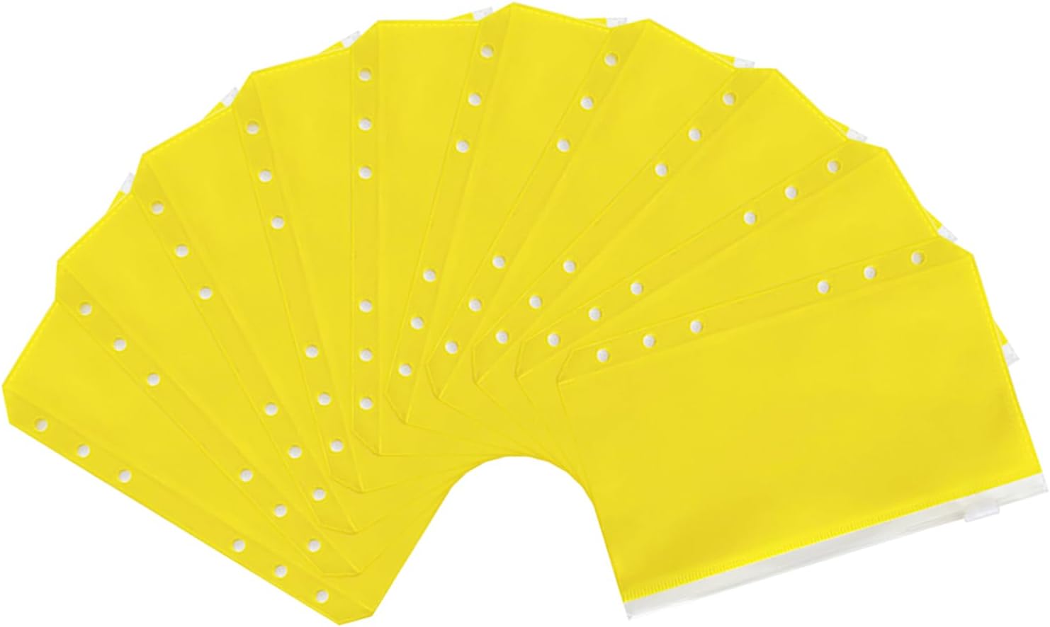 48+2PCS Multi-Color A4 3 Ring Binder Pocket Folders with Pockets, Bulk Zipper Pouch, 3 Ring Folder for Binder Organizer with Label, Letter Size Plastic Envelopes with Snap Closure