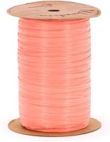 Vista 47 de Berwick Offray - Cinta de rafia mate de 1/4 pulgadas de ancho, marrón chocolate, 100 yardas