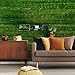 Wallepic Papier peint mural autocollant - Motif champs de village et plantes - Vert - 254 x 184 cm - Moderne - XXL - Pour salon, chambre, bureau, couloir - Dimensions : 254 x 184 cm