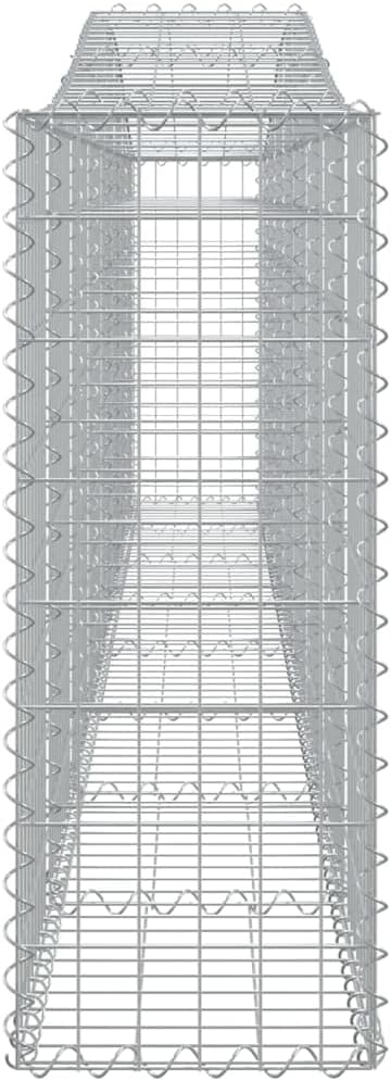 Silver Galvanized Iron Gabion Basket Large Durable Outdoor Landscaping Stone Cage Retaining Wall