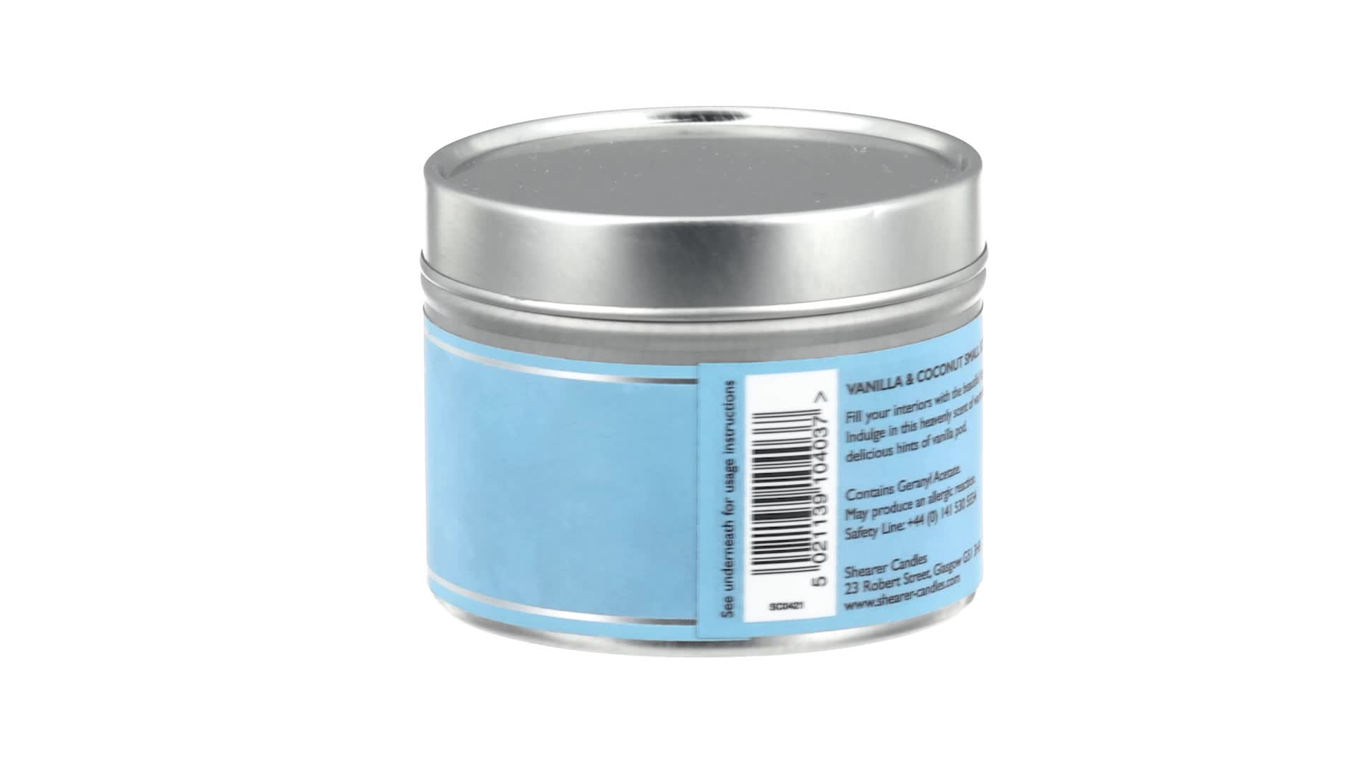 Shearer Candles Candele Da Cena Navy 25,4 Cm | Antigoccia Senza Profumo | Confezione Da 6 | 11 Ore Di Combustione