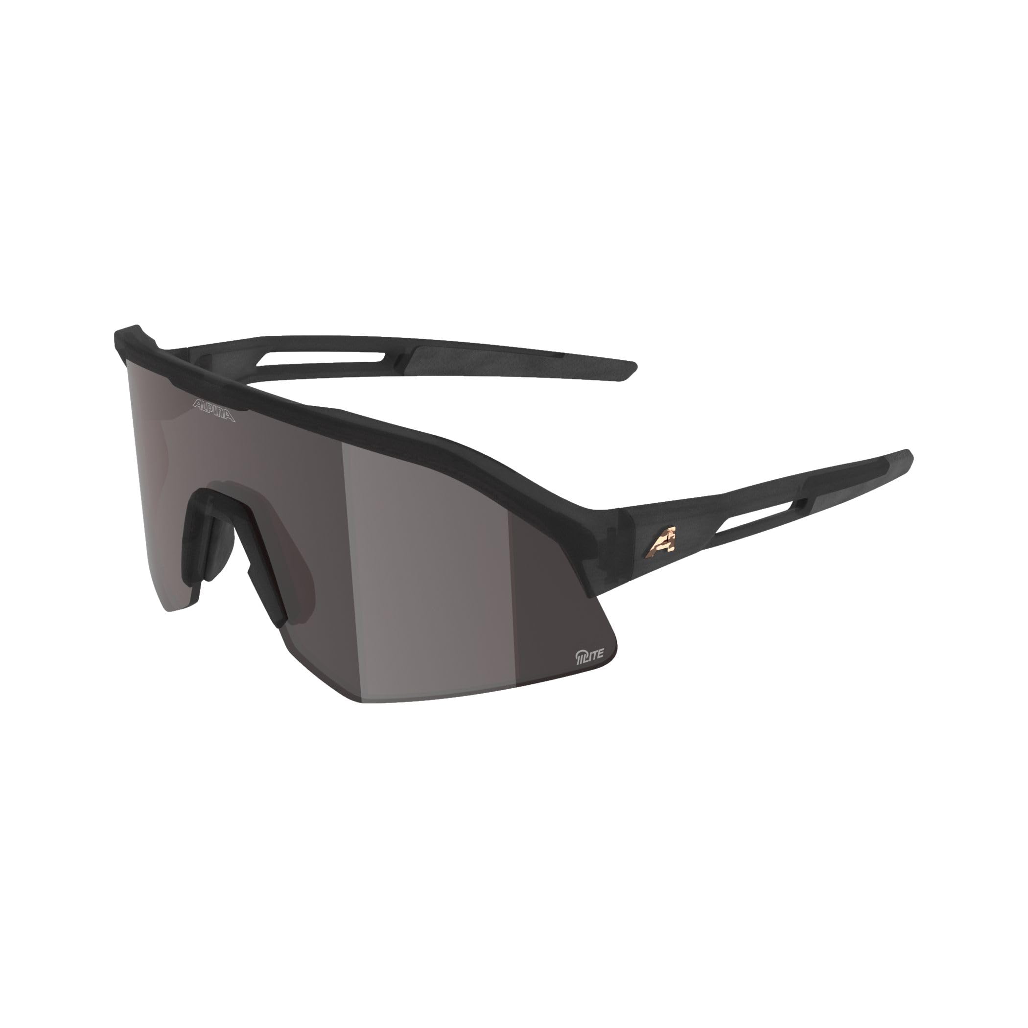 ALPINA SONIC HR M Q-LITE, sportowe okulary dla dorosłych - Grey-translucent gloss - M