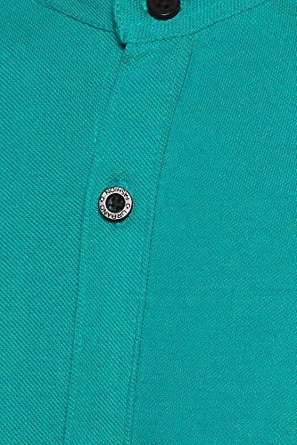 Image of Neostreak Men's Solid Slim Fit Half Sleeve Polo Shirt
