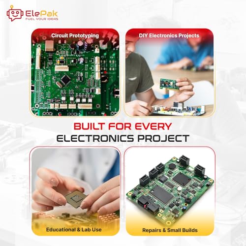 Image of SMD to DIP Adapter PCB Board, 50 Pcs, Green, Double Sided | Prototype Printed Circuit Board, For DIY Soldering, Electronic Project, Educational & Training Purposes