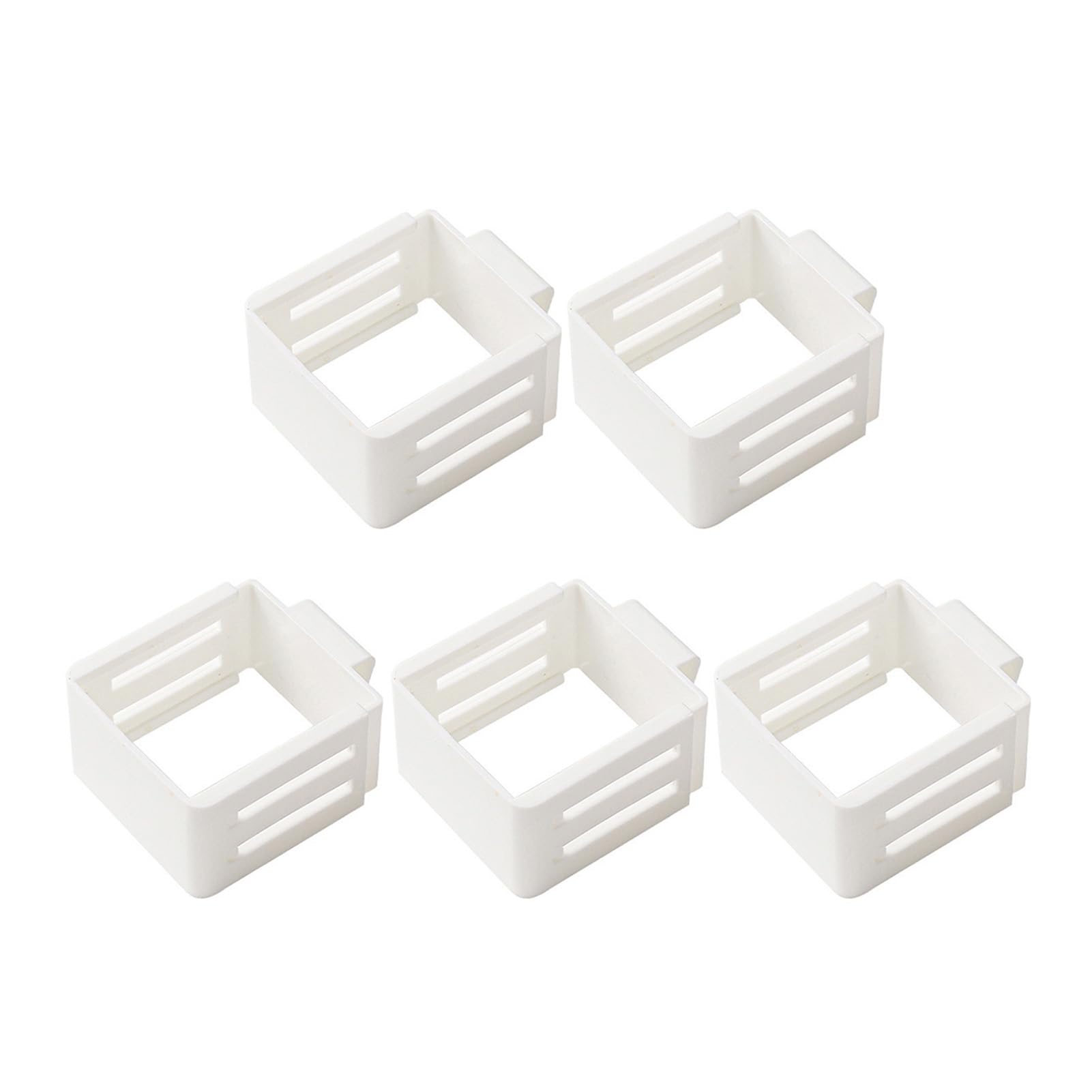 Glifora Refrigerator Door Organiser - Partitioned Storage Hanging Basket with Snap-On Telescopic Design, Fridge Rack for Sauces and Snacks