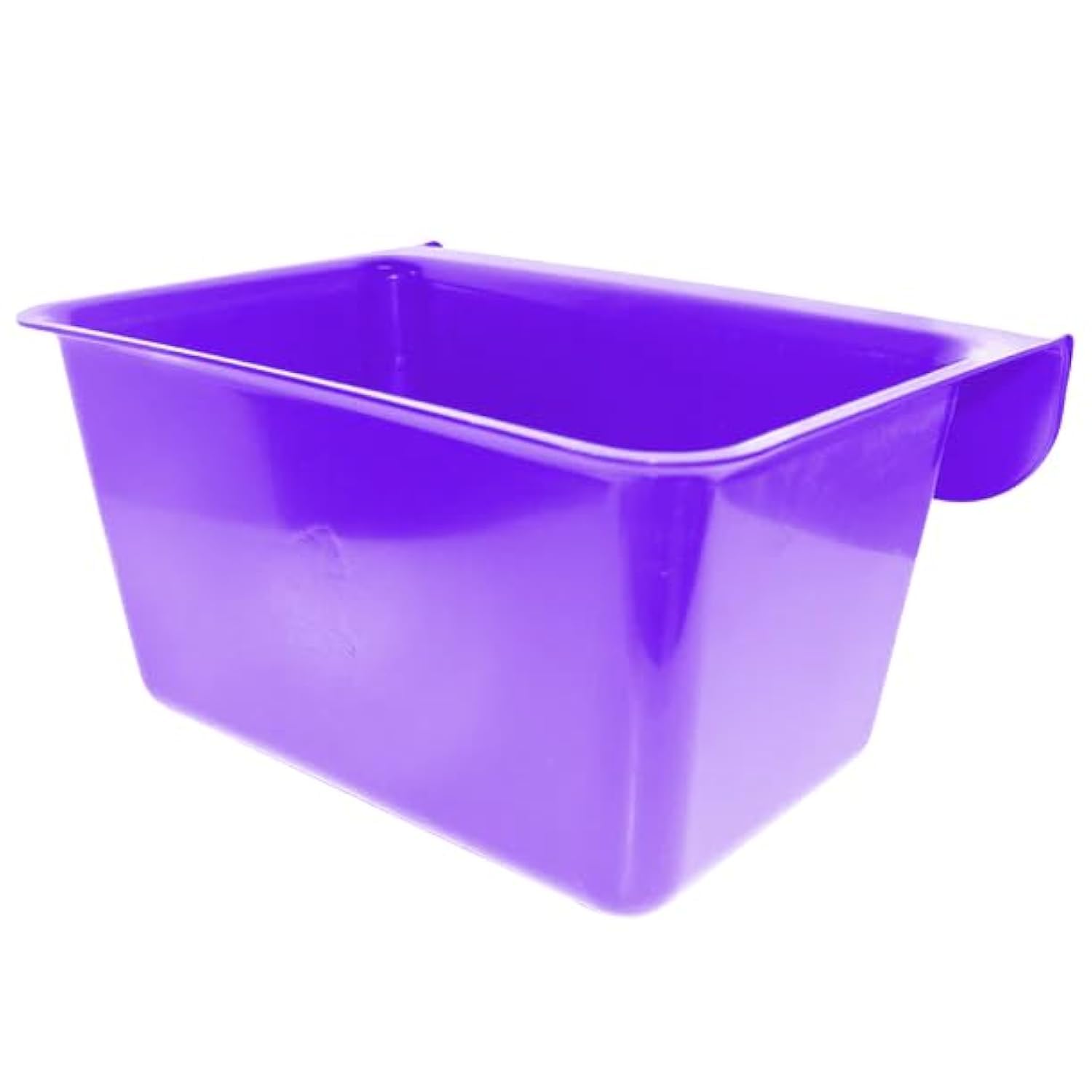 Red Gorilla Plas Feeding Bucket Hanging Manger Durable Recycled Plastic Horse Pony Feeder for Stable Yard or Paddock Easy to Clean (Purple)