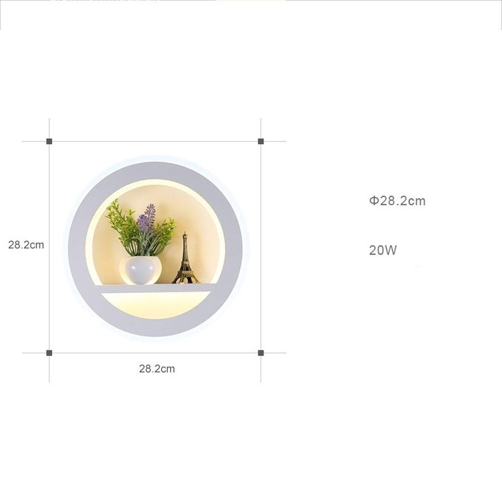 Moderne Runde Wandbehang Wandleuchte Schlafzimmer Nacht Leselampe 20W LED Wandleuchte Kreative Kinderzimmer Eiffelturm Modell Topfdekoration Romantische Wohnzimmer Cafe Wandleuchte 2700K needed