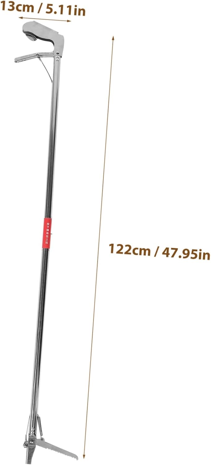 Folding Snake Catcher Clamp Easy to Clean and Store Snake Grabber Lightweight and Portable