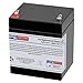 12V 5AH Battery Replacement for QFX PBX-61121BT Bluetooth Portable Speaker