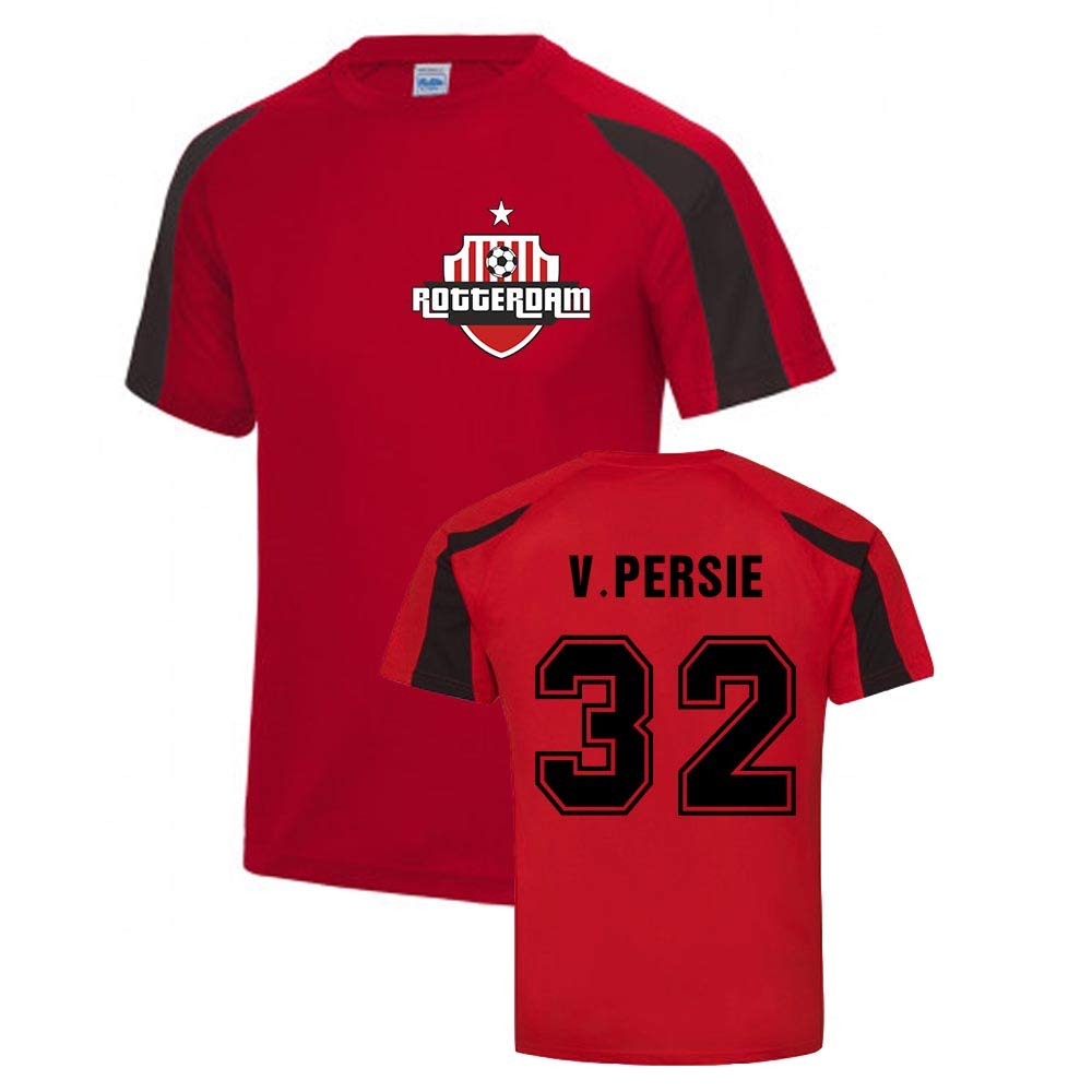 Robin Van Persie Feyenoord Sports Training Jersey (Red)