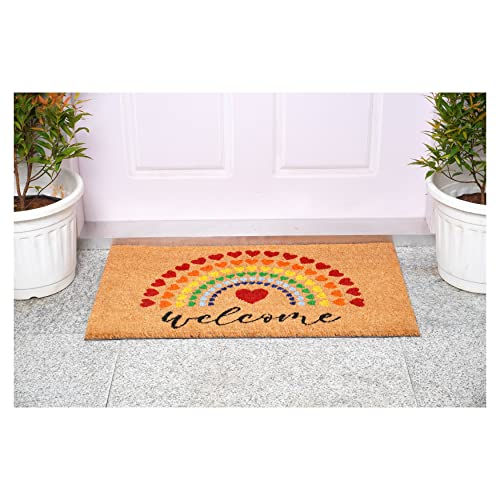 Calloway Mills 107851729 Rainbow Heart Doormat thumb #3