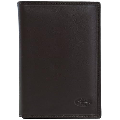 Katana - Portefeuille Homme en Cuir - Chocolat - 14X 10 X 2 CM - Marron
