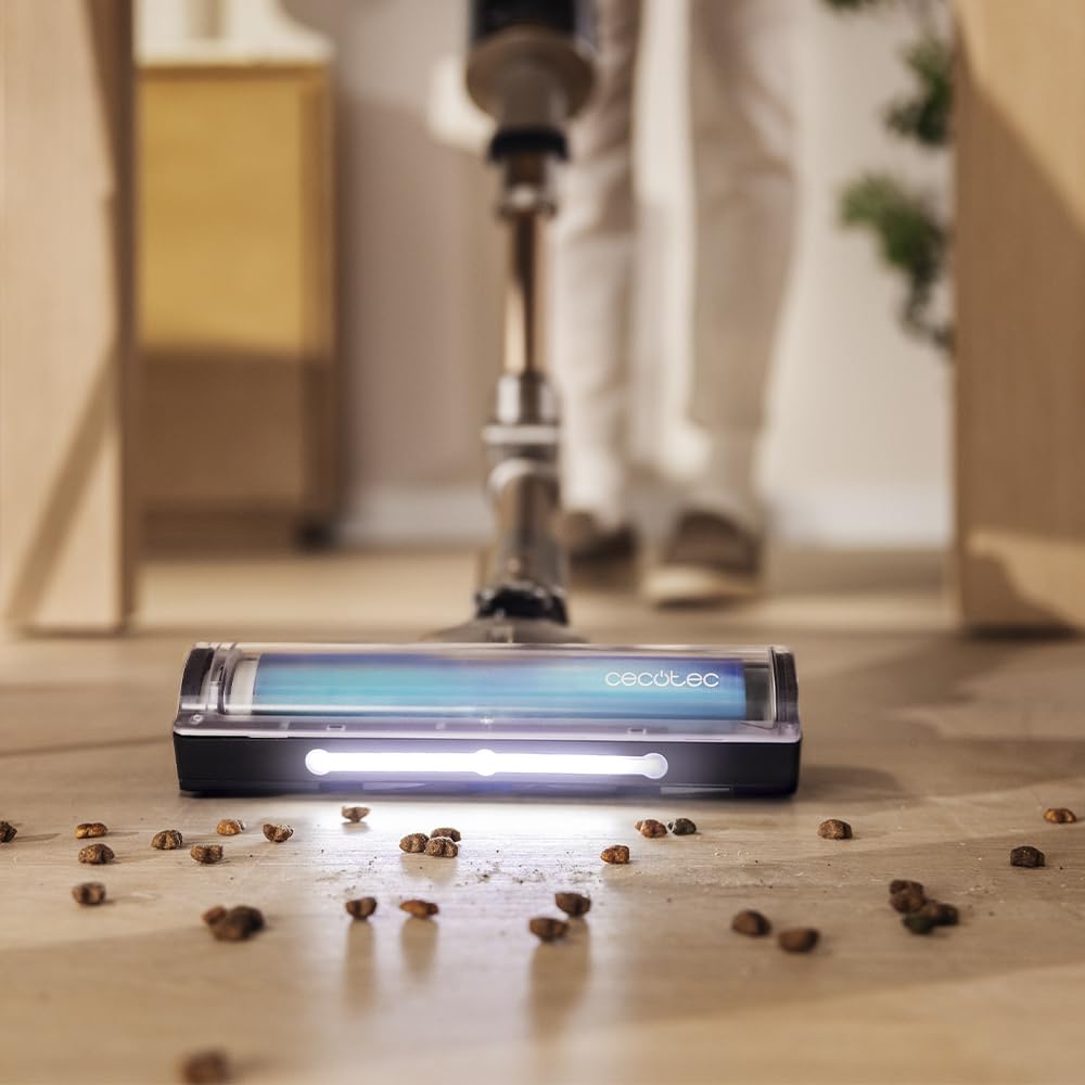 Cecotec Aspiradora Escoba sin Cable con Inteligencia Artificial Conga Rockstar RX90 AI AquaPet Flex X-Treme. 350AW, 850W, Autonomía 100mins, Cepillo Hairless Antienredos, Tubo Flexible y Accesorios