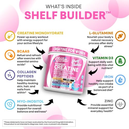 Clean Nutraceuticals Creatine + BCAA for Women