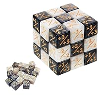 Thoquene 30 Stück MTG Gezinkte Würfel Token, Magic The Gathering Zubehör