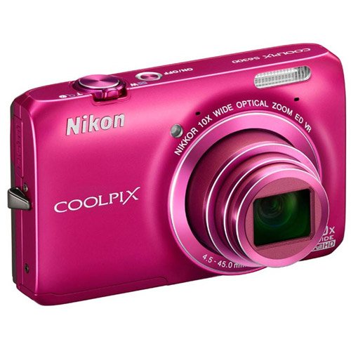Nikon Coolpix S6300 16MP Point-and-Shoot Digital Camera (Pink Nikon Coolpix S6300 16MP Point-and-Shoot Digital Camera (Pink