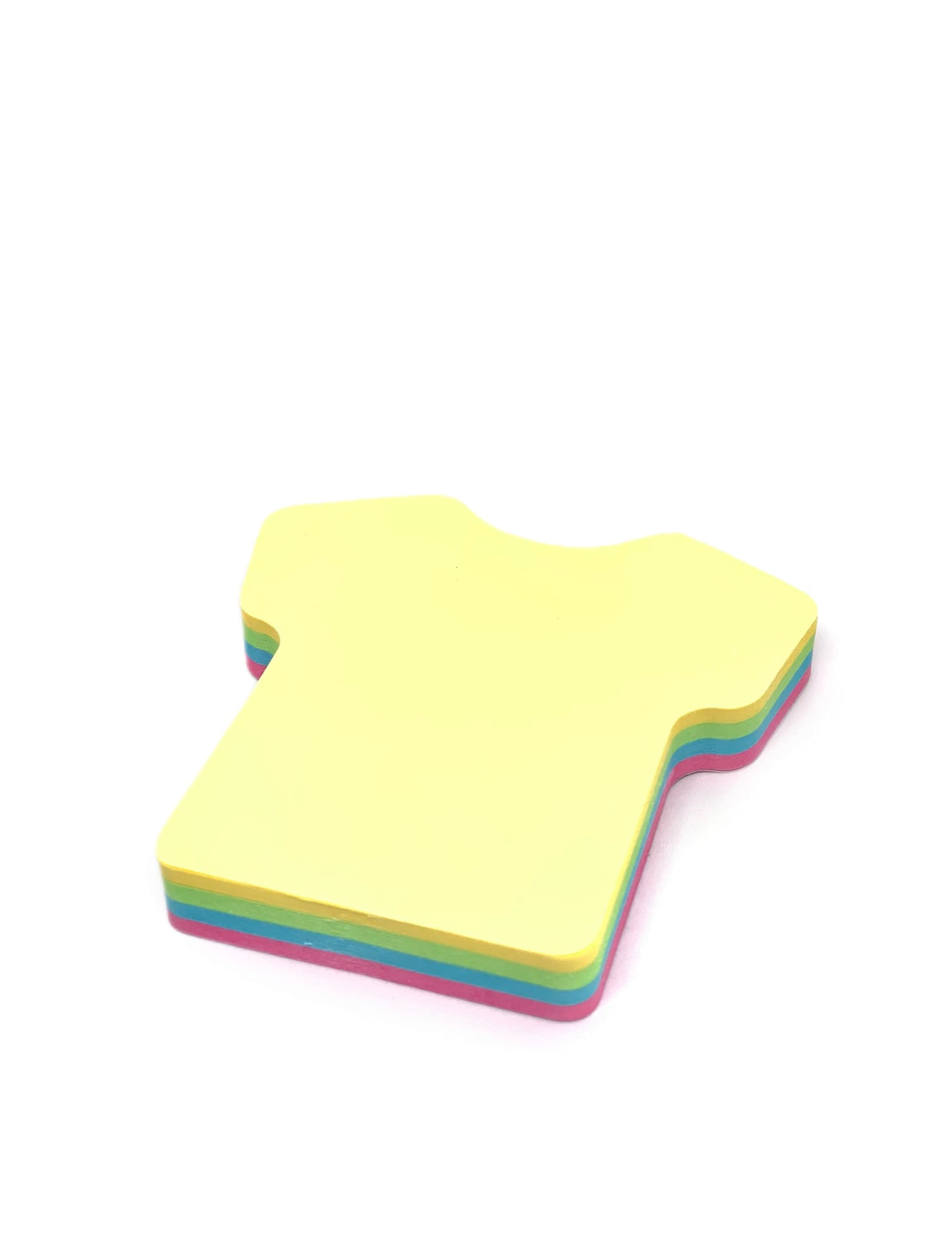 GUMTAPE Clothes Shape Sticky Notes 76 mm x 76mm, 6 Pads of 100 Sheets/Pad - Image 2