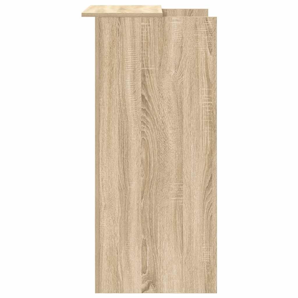 vidaXL Bureau de réception Chêne Sonoma 55x50x103,5 cm Bois d'ingénierie