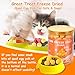 Freeze Dried Quail Egg Yolk Cat - 10.58oz Natural Pet Treats, Freeze Dried Cat & Dogs Treats, No Preservatives, Dried Quail Egg Yolk Snacks for Training