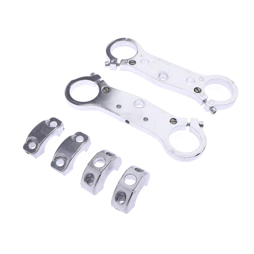 Morsetto forcella anteriore superiore triplo albero sterzo per mini moto da cross 49 cc
