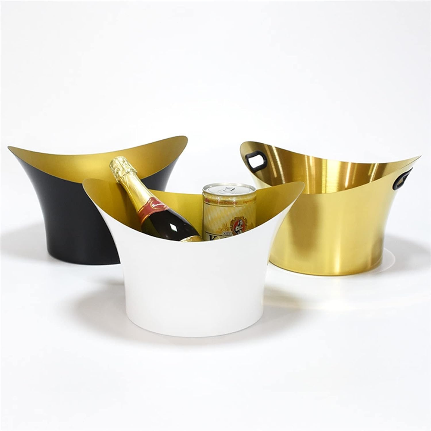 Cubitera Botella Vino 8L Gran Capacidad Recipiente de Hielo Cocina Vino Champagne Botella Container Cubo de Hielo Bebada de Acero Inoxidable Enfriador