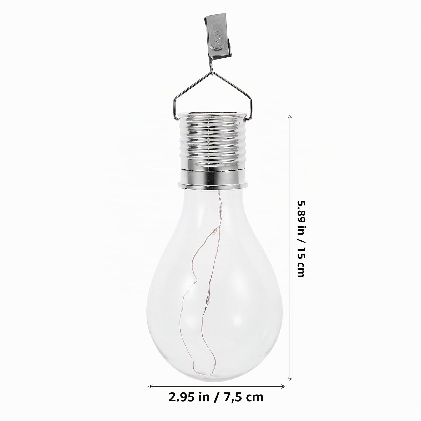 UPKOCH 5 Pz Lampadina Solare Luci Esterne Per La Casa Lampadine Al Coperto Lampadine a Led Lampadina a Led Luce Da Campeggio a Led Lampada a Sospensione Addominali Portatile