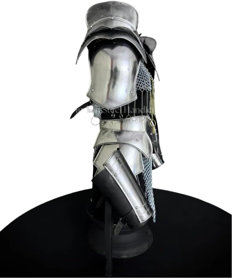 Medieval Cuirass Armor, Brave Lady Armor,Chainmail Armor, Cosplay Armor, Sca Armor, Larp Armor, Fantasy Armor, Gift for women.
