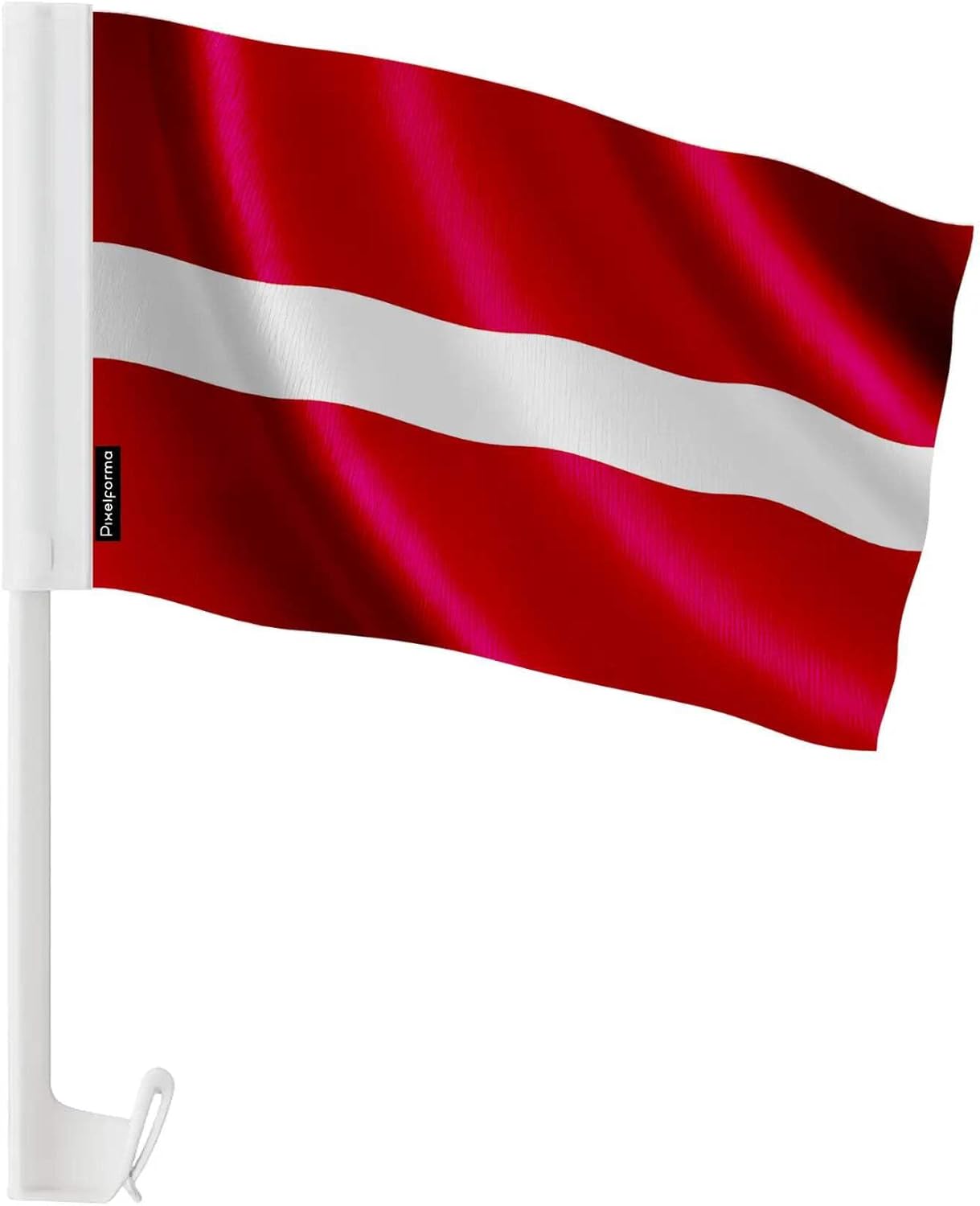 Car Flag of Latvia Polyester 10 Pieces 30 x 45 cm