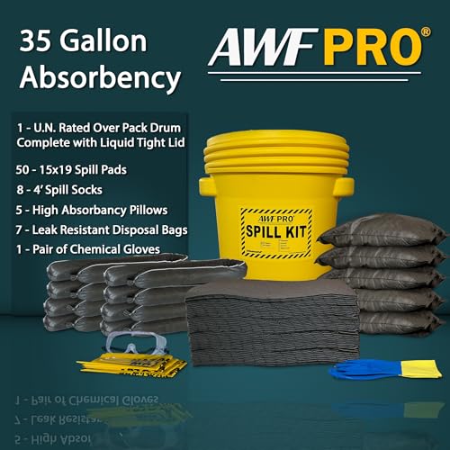 Image of AWF PRO 30 Gallon Universal Spill Kit, 81 Pieces