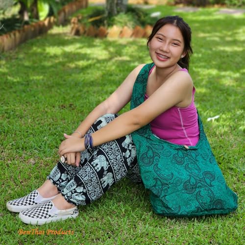 Image of BTP! Thai Cotton Hippie Hobo Sling Crossbody Bag eco Friendly Shopping bag Paisley Print Large