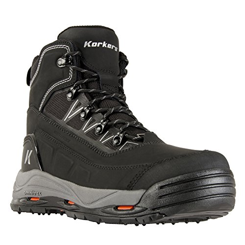 Korkers Men's Verglas Ridge Winter Boots Black Size: 9.5 M US